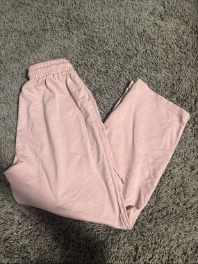 Women’s Soft Pink Jogger Pants - Casual Everyday Comfort